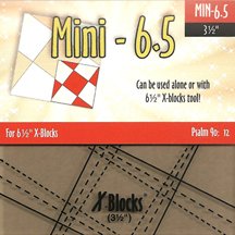 6.5" Mini X-Blocks Template by Cactus Queen Quilt Co