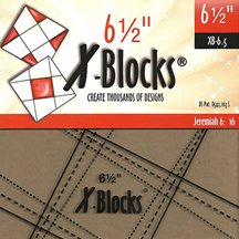 6.5" X-Blocks Template by Cactus Queen Quilt Co