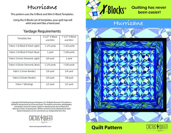 Hurricane X-Blocks Pattern
