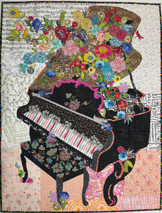 Piano Collage Quilt Kit