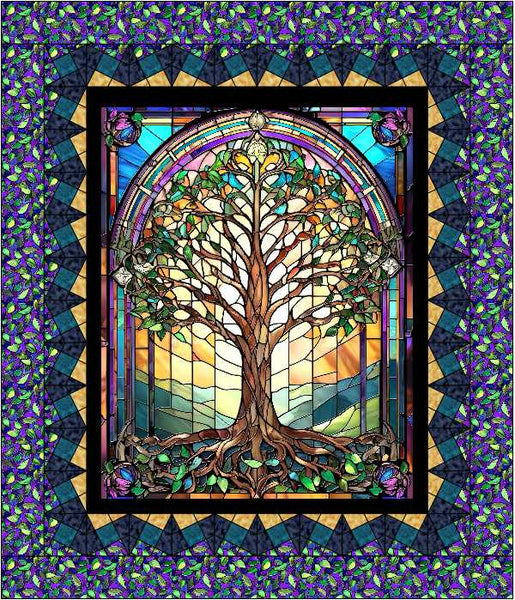 Stained Glass BasiX Quilt Pattern