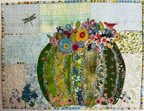 Cactus Queen Collage Quilt Kit by Doris Rice