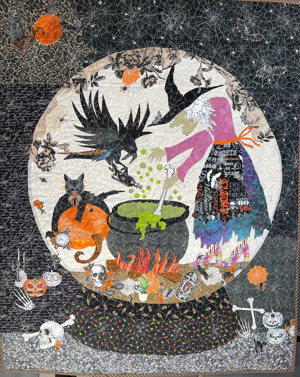 Crystal Ball Collage Quilt Kit by Doris Rice – Cactus Queen Quilt Co