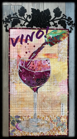 Vino Collage Quilt Pattern by Laura Heine