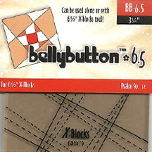 6.5" BellyButton X-Blocks Template by Cactus Queen Quilt Co