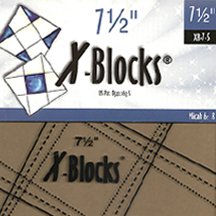 7.5" X-Blocks Template by Cactus Queen Quilt Co