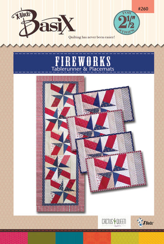 Fireworks Quilt Pattern by Cactus Queen Quilt Co