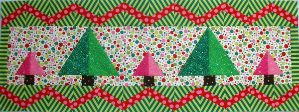 Growing Green X-Blocks Pattern