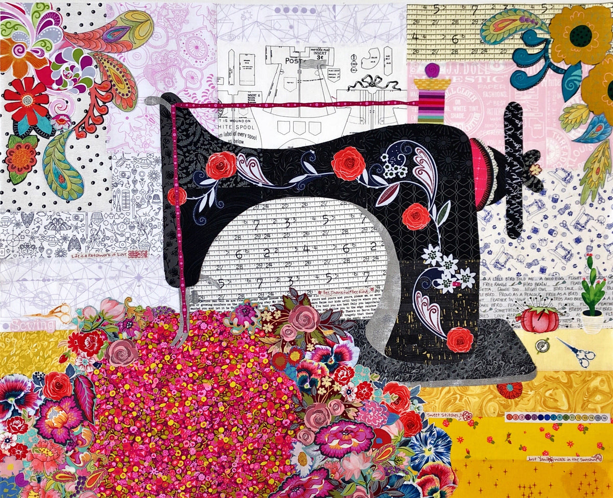 Featherweight Collage Kit by Doris Rice – Cactus Queen Quilt Co