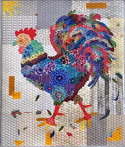 Doodle Doo Rooster Collage Kit by Doris Rice