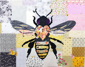 Honey Bee Collage Quilt Kit by Doris Rice