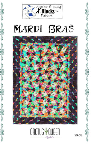 Mardi Gras X-Blocks Pattern
