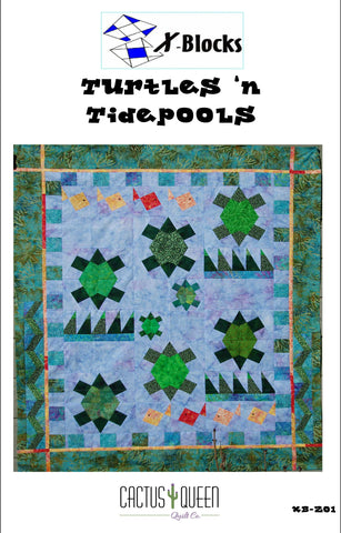 Turtles'n Tide-pools X-Blocks Pattern