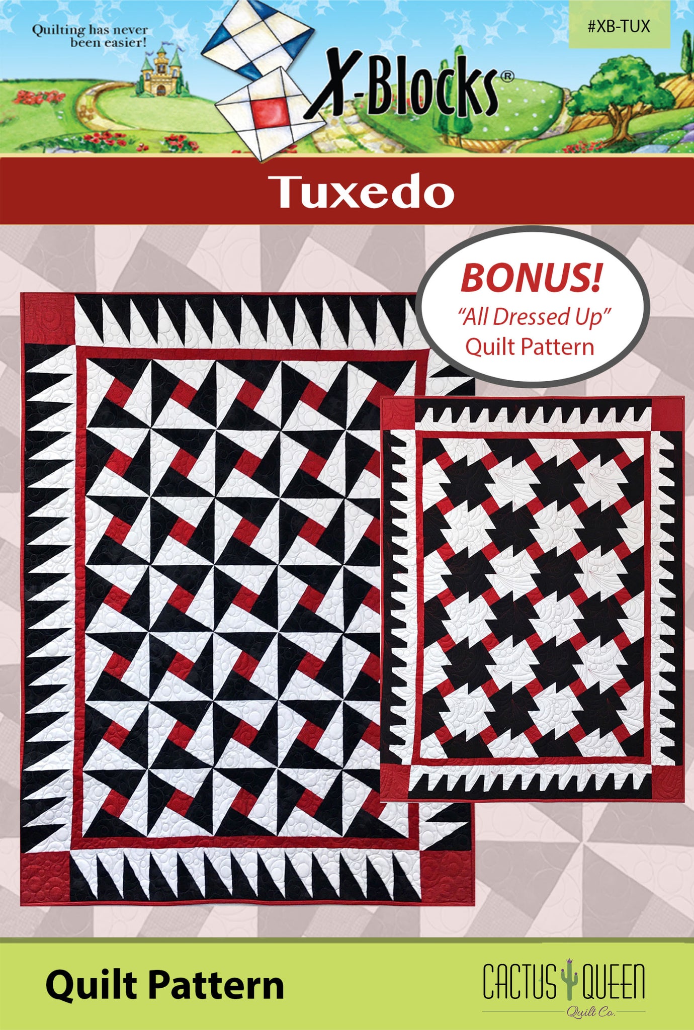Tuxedo X-Blocks Pattern