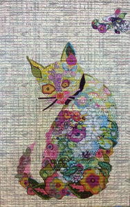 Purrfect Cat Collage Pattern by Laura Heine