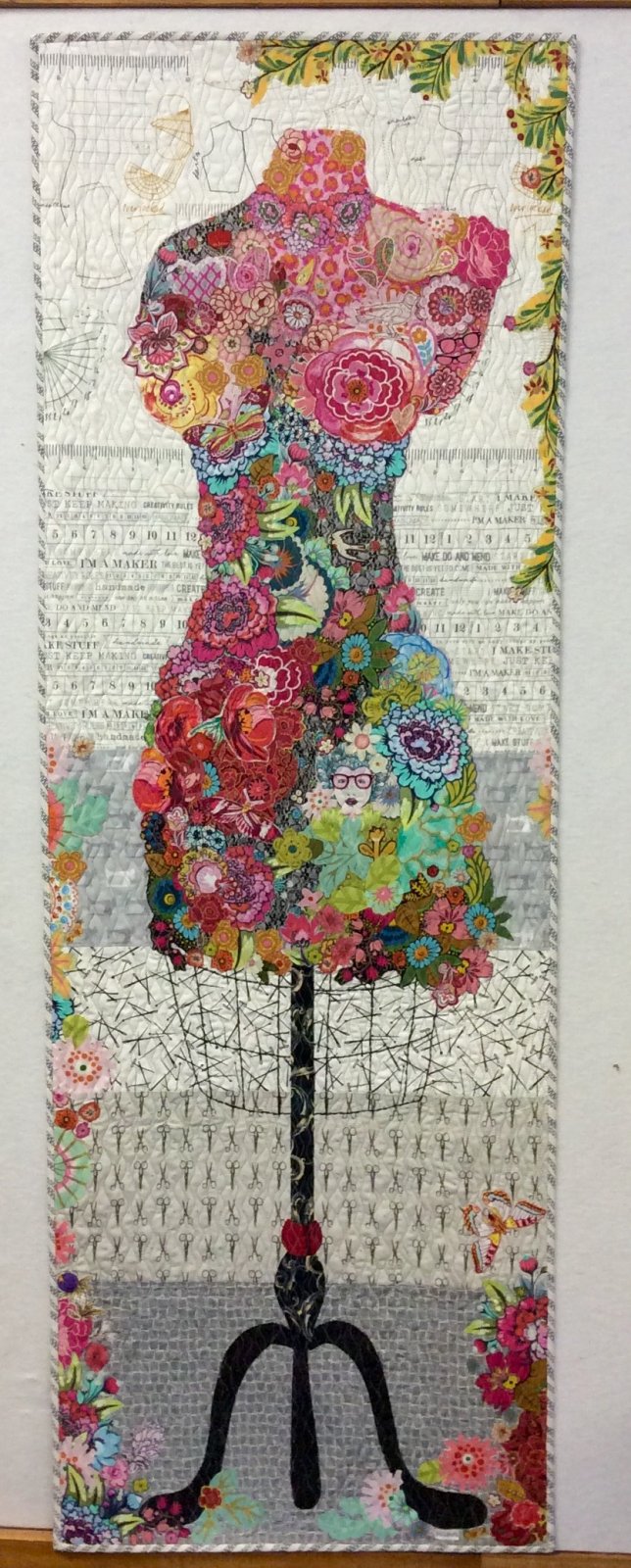 Perfect Form Dress Form Collage Pattern by Laura Heine